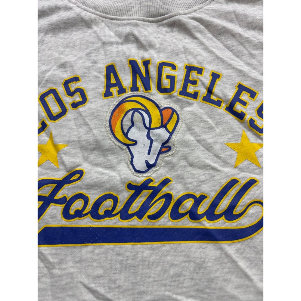 NFL Los Angeles Rams Graphic Long Sleeve Tee Oatmeal Heather XL NEW - Picture 2 of 5